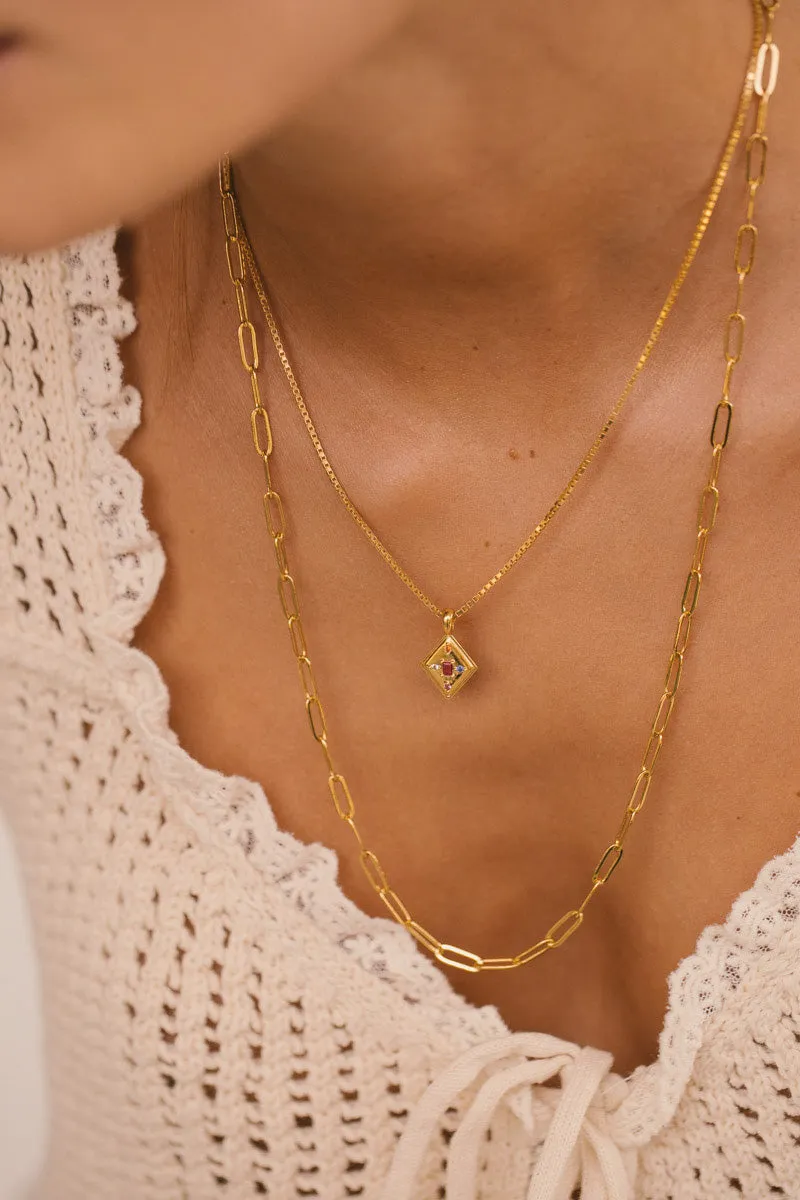 Long Link Chain Necklace Gold Plated (60cm) Wildthings Collectables