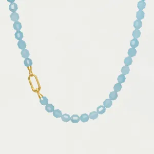 Long Valenca Necklace ~ Blue Quartz