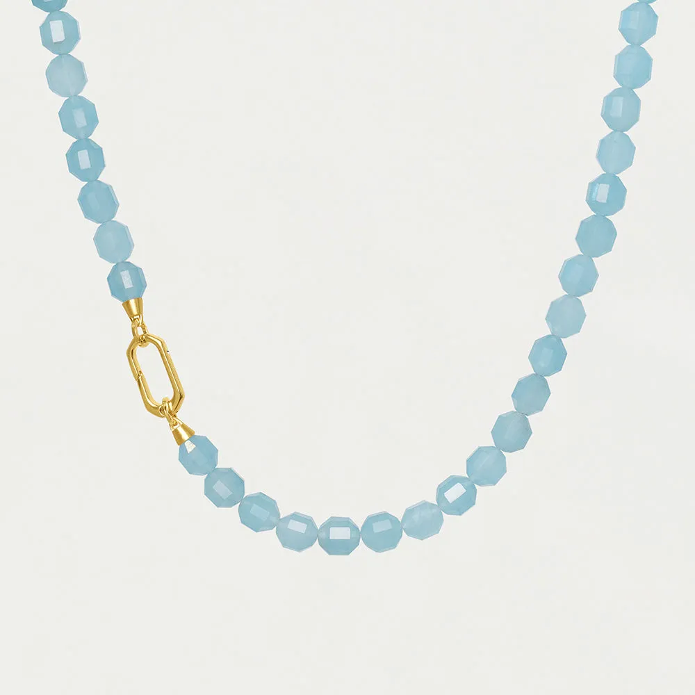 Long Valenca Necklace ~ Blue Quartz