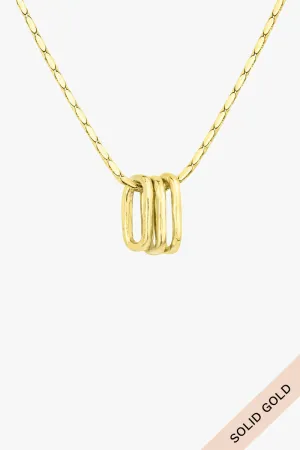 Love child pendant 14k solid gold Wildthings Collectables