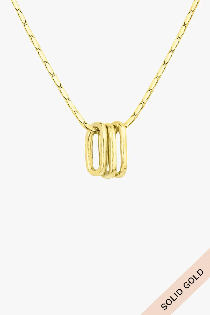Love child pendant 14k solid gold Wildthings Collectables