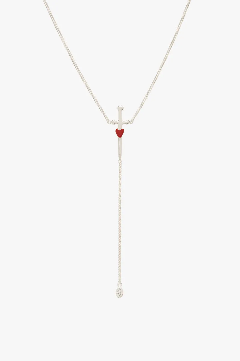 Love dagger necklace silver Wildthings Collectables