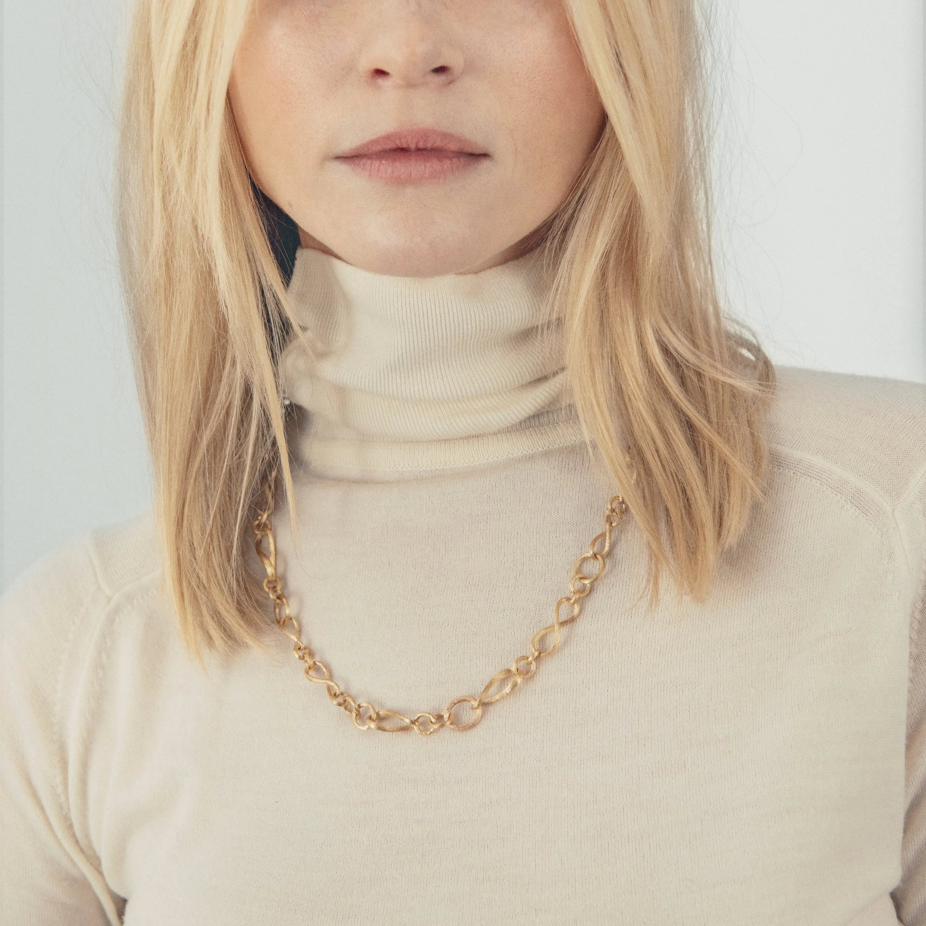 Love Small Collier 18K Gold & Rosegold Necklace