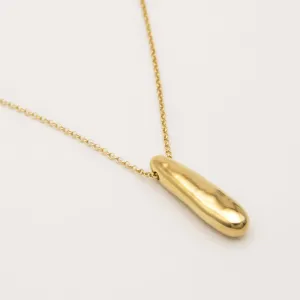 Manaca Large Gold Plated Necklace