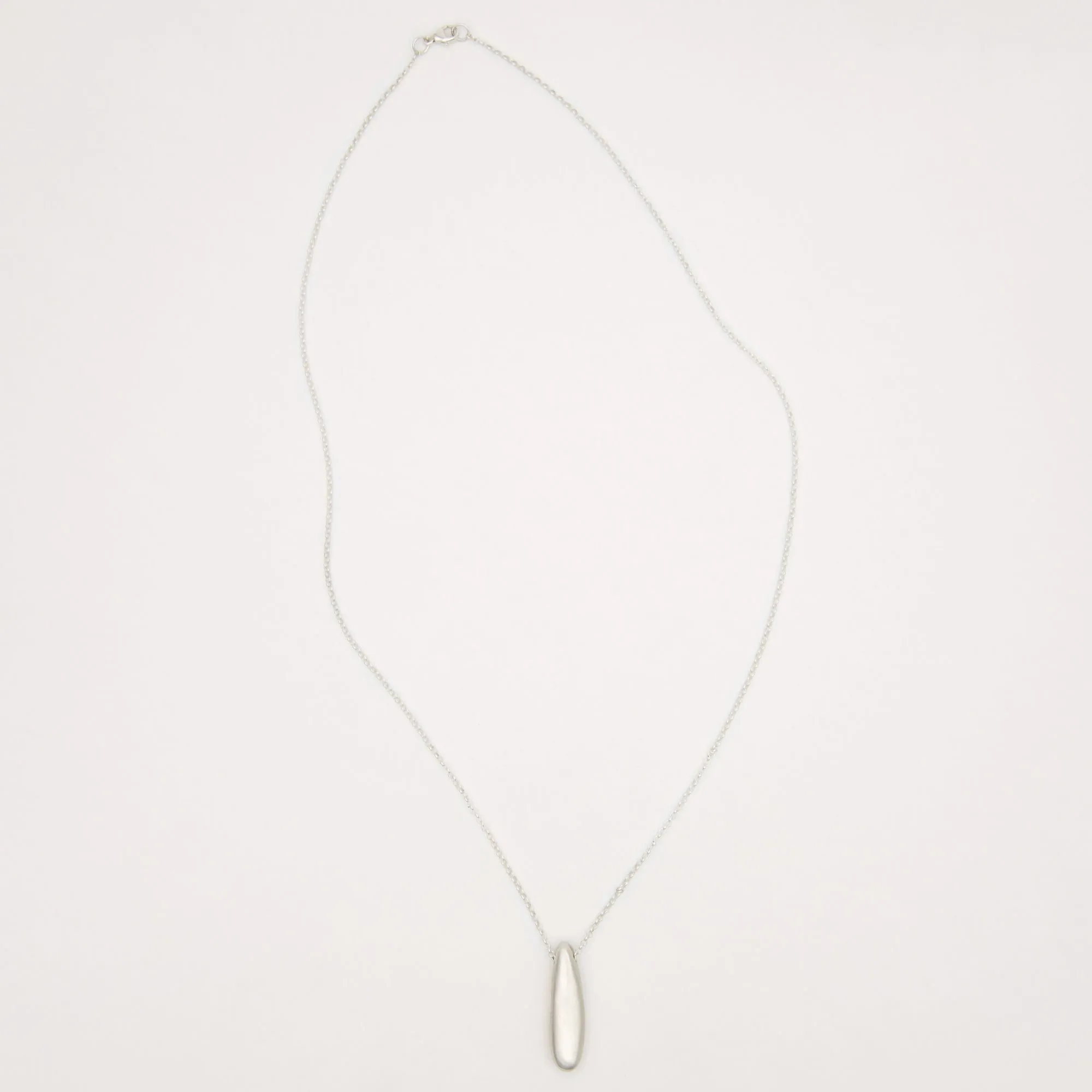 Manaca Large Silver Necklace
