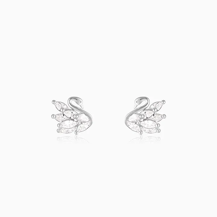 Manali's Shining Swan Studs Giva
