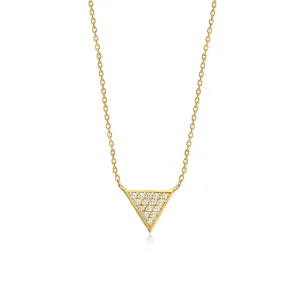 Mara 18K Gold Necklace w. Diamonds