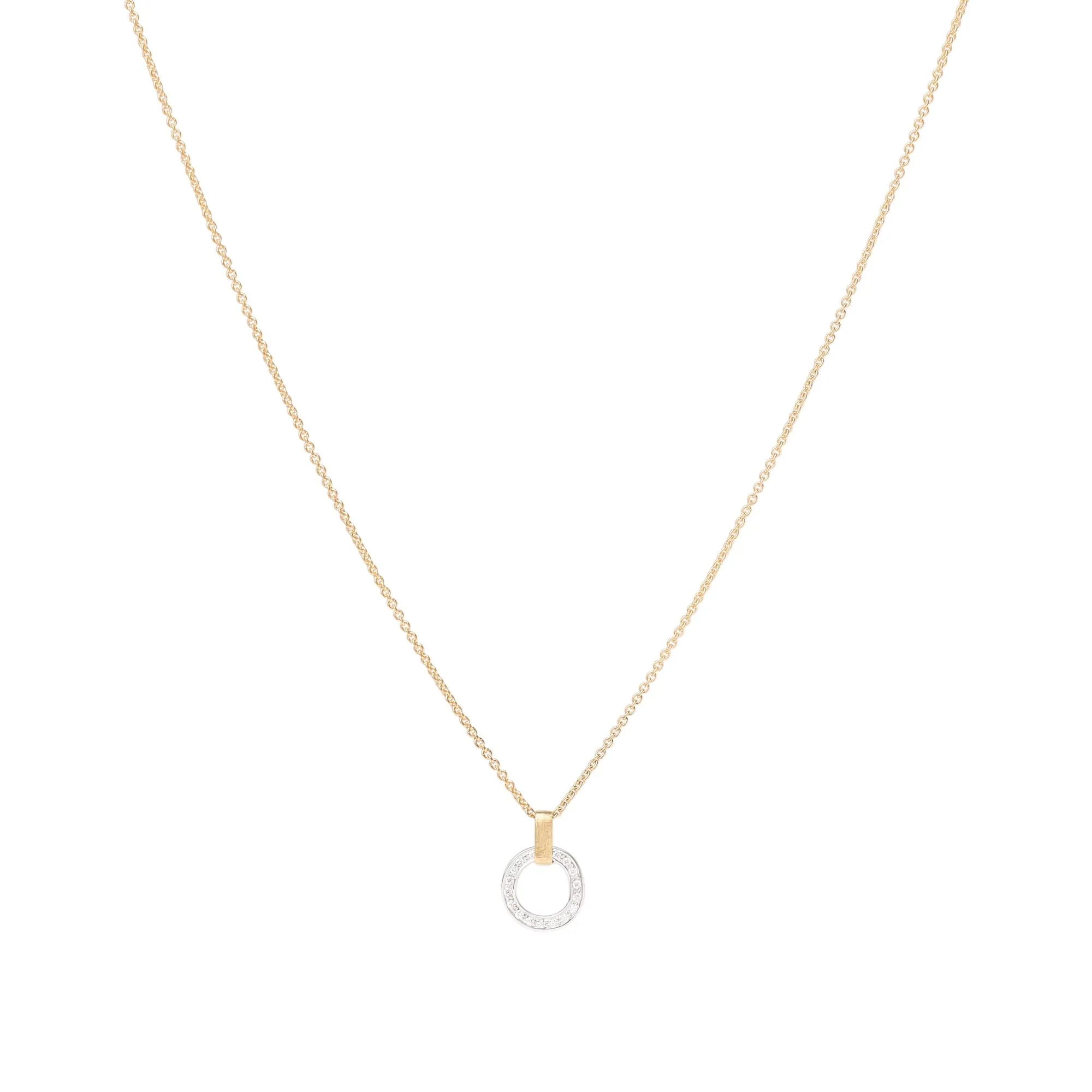 Marco Bicego Jaipur Link 18ct Yellow Gold Diamond Pendant Necklace