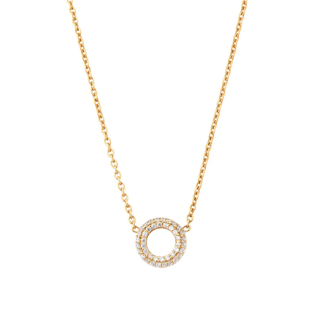 Matiné 18K Gold Necklace w. 42 Diamonds