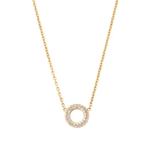 Matiné 18K Gold Necklace w. 42 Diamonds