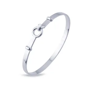 Matiné 18K Whitegold Bangle w. 1 Diamond