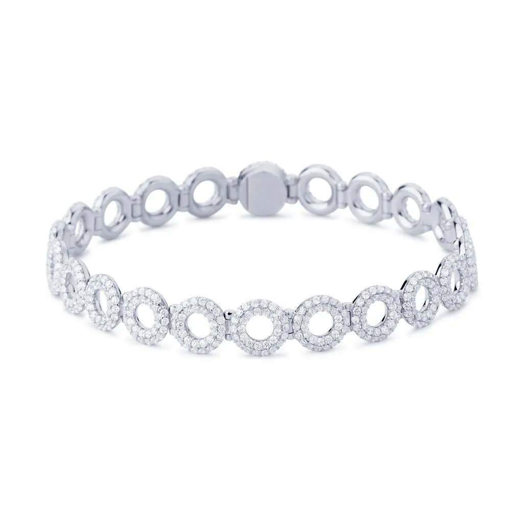 Matiné 18K Whitegold Bracelet w. 708 Diamonds