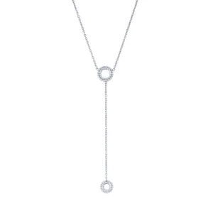 Matiné 18K Whitegold Necklace w. 106 Diamonds