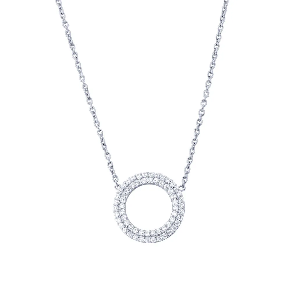 Matiné 18K Whitegold Necklace w. 62 Diamonds