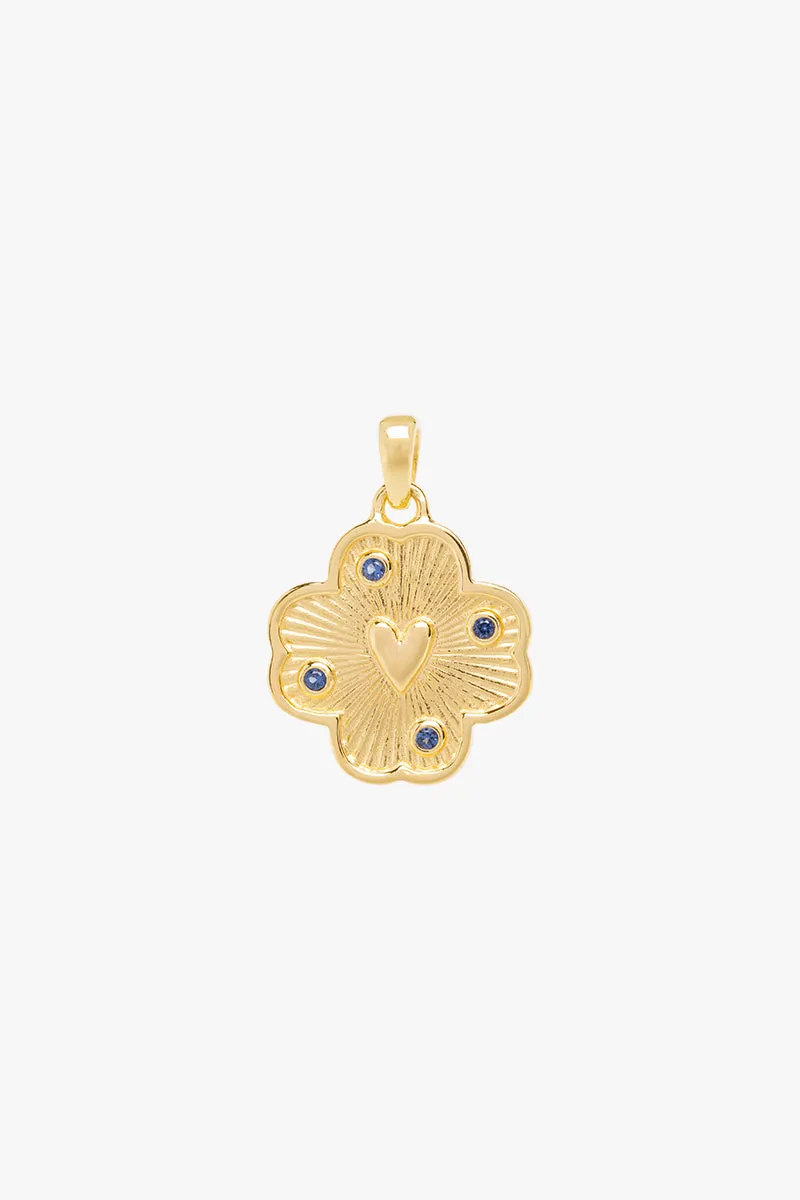 Medallion necklace gold plated Wildthings Collectables