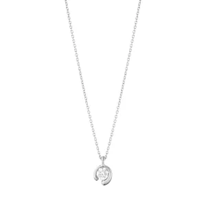 Mercy 18K White Gold Necklace w. 0.20 ct Diamond