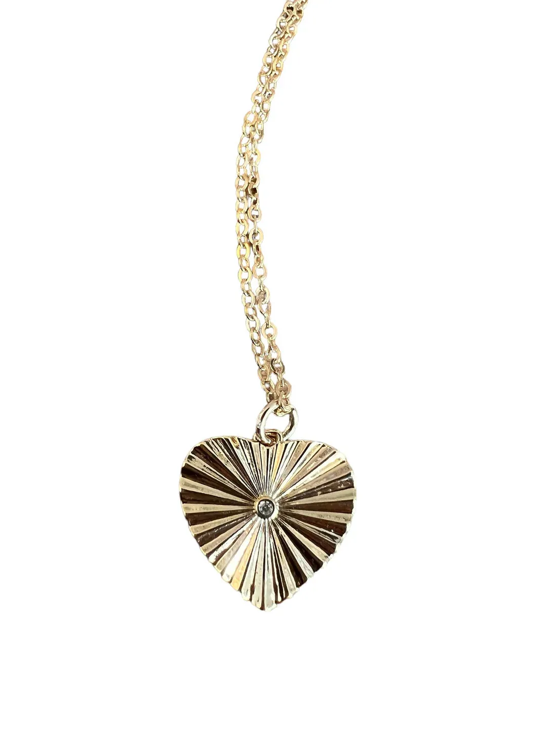 Mia Heart Necklace ~ 16''