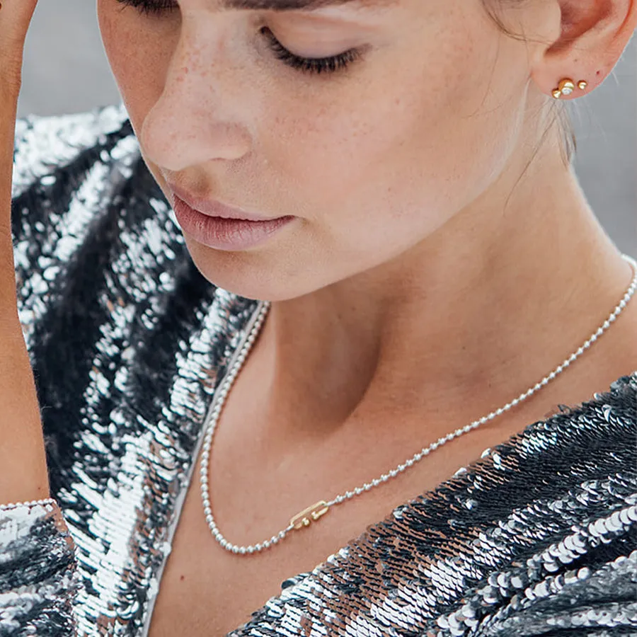 Milkyway 18K Gold & Silver Necklace