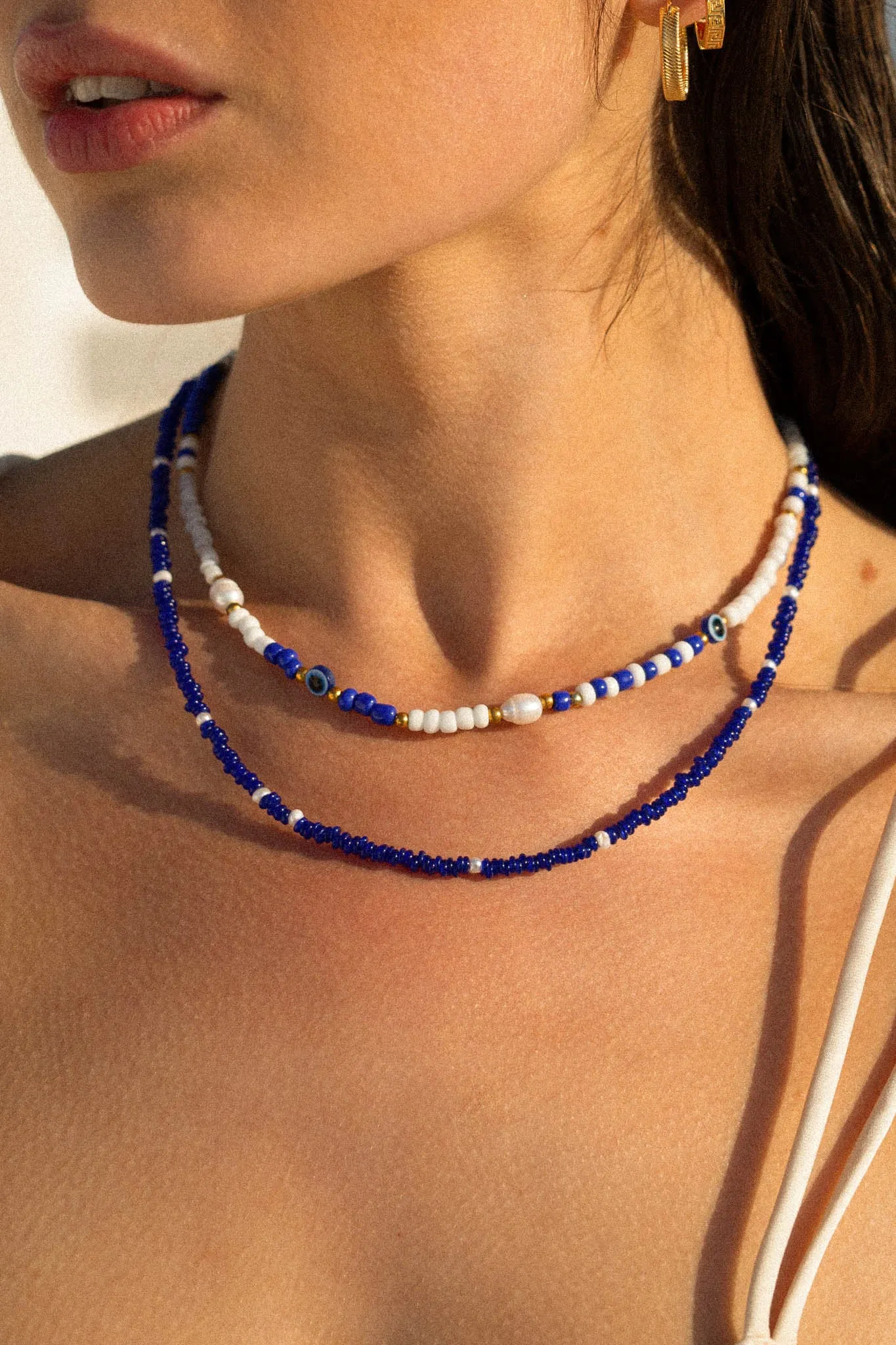 Milos necklace gold plated (40 cm) Wildthings Collectables