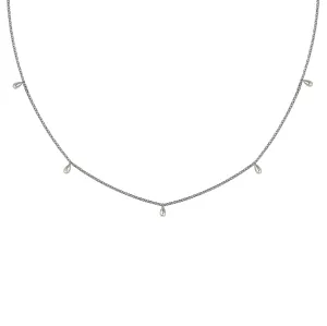 Mini Choker Drops 18K Whitegold Necklace