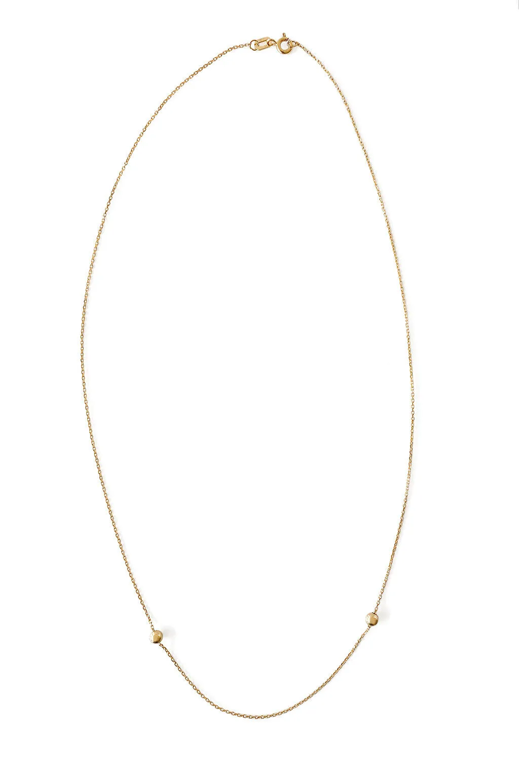 Mini Spheres 18K Gold Necklace