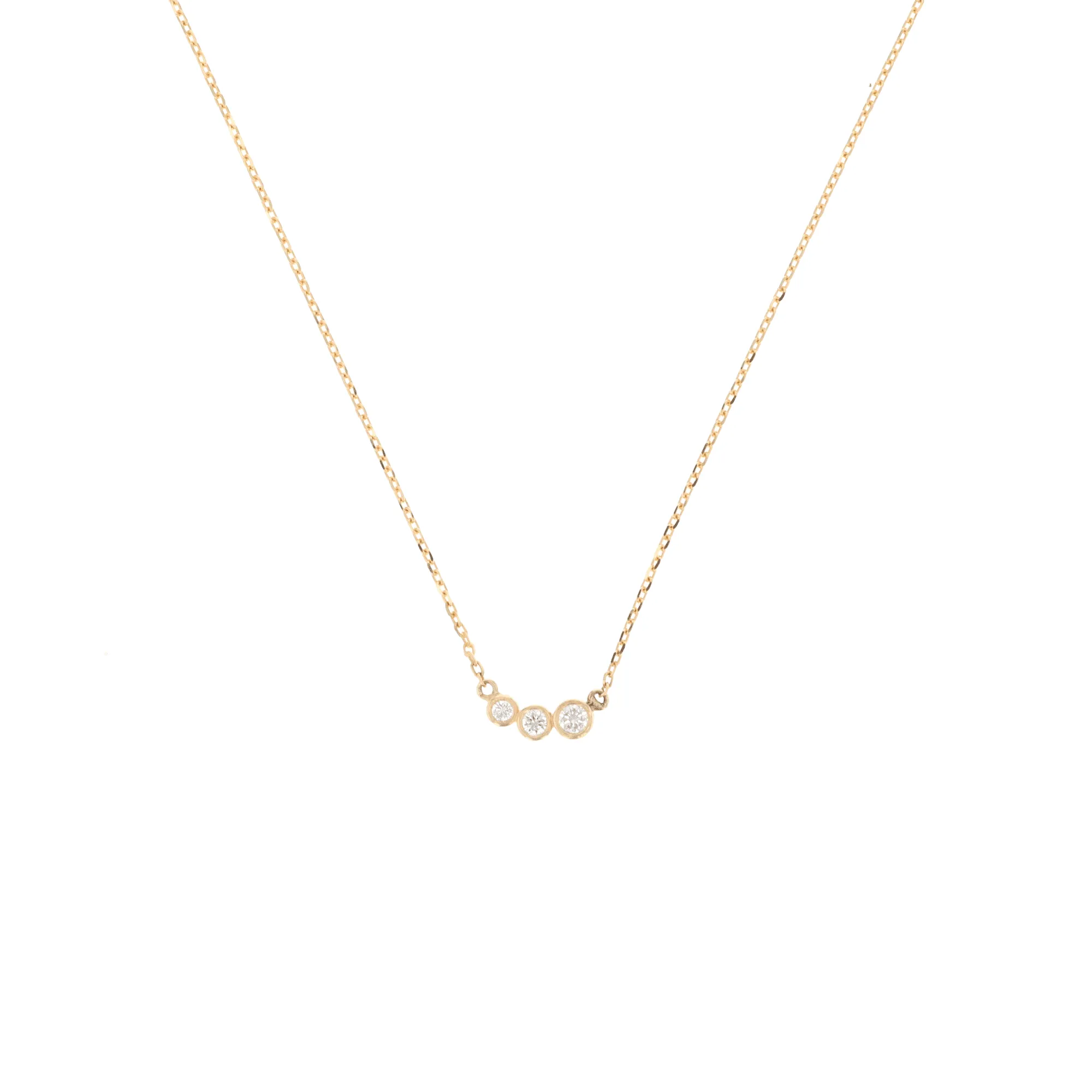 Miss Marilyn 14K & 18K Gold Necklace w. Diamonds