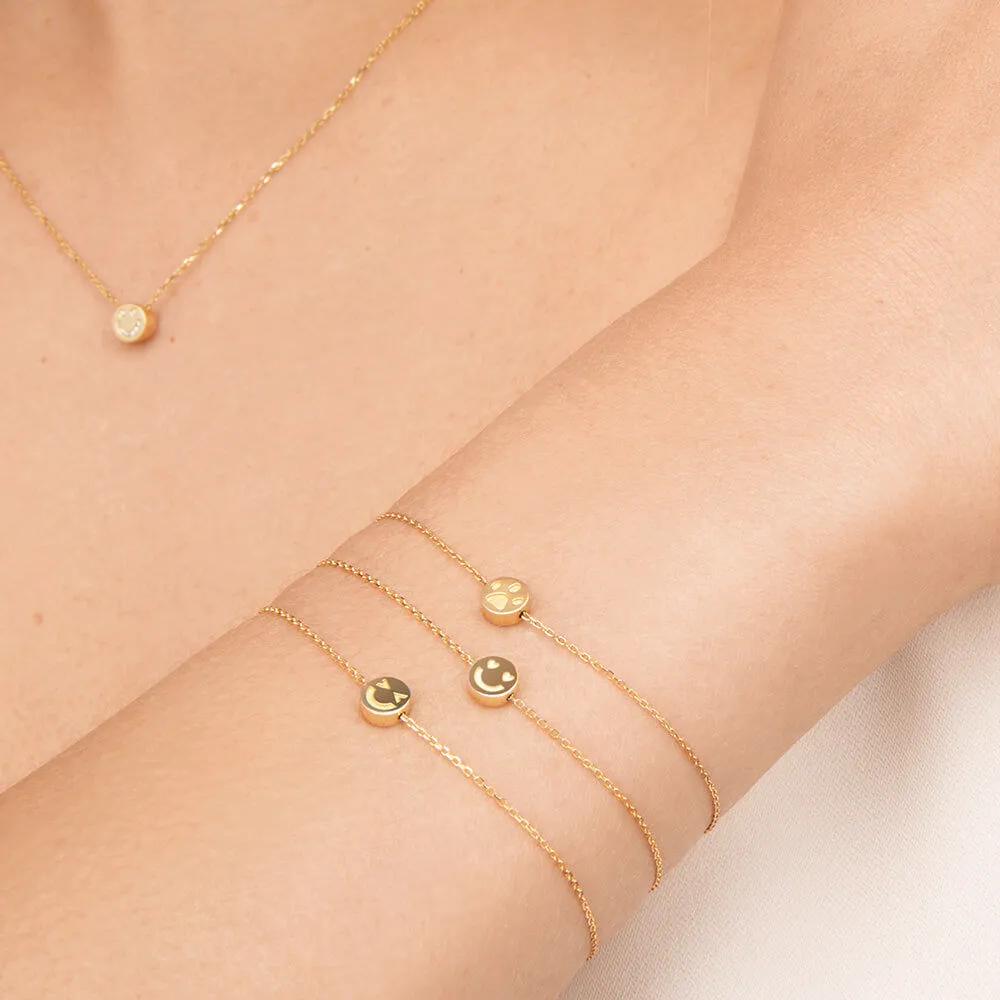 Modern Words Fine Paw Paw 18K Gold Bracelet