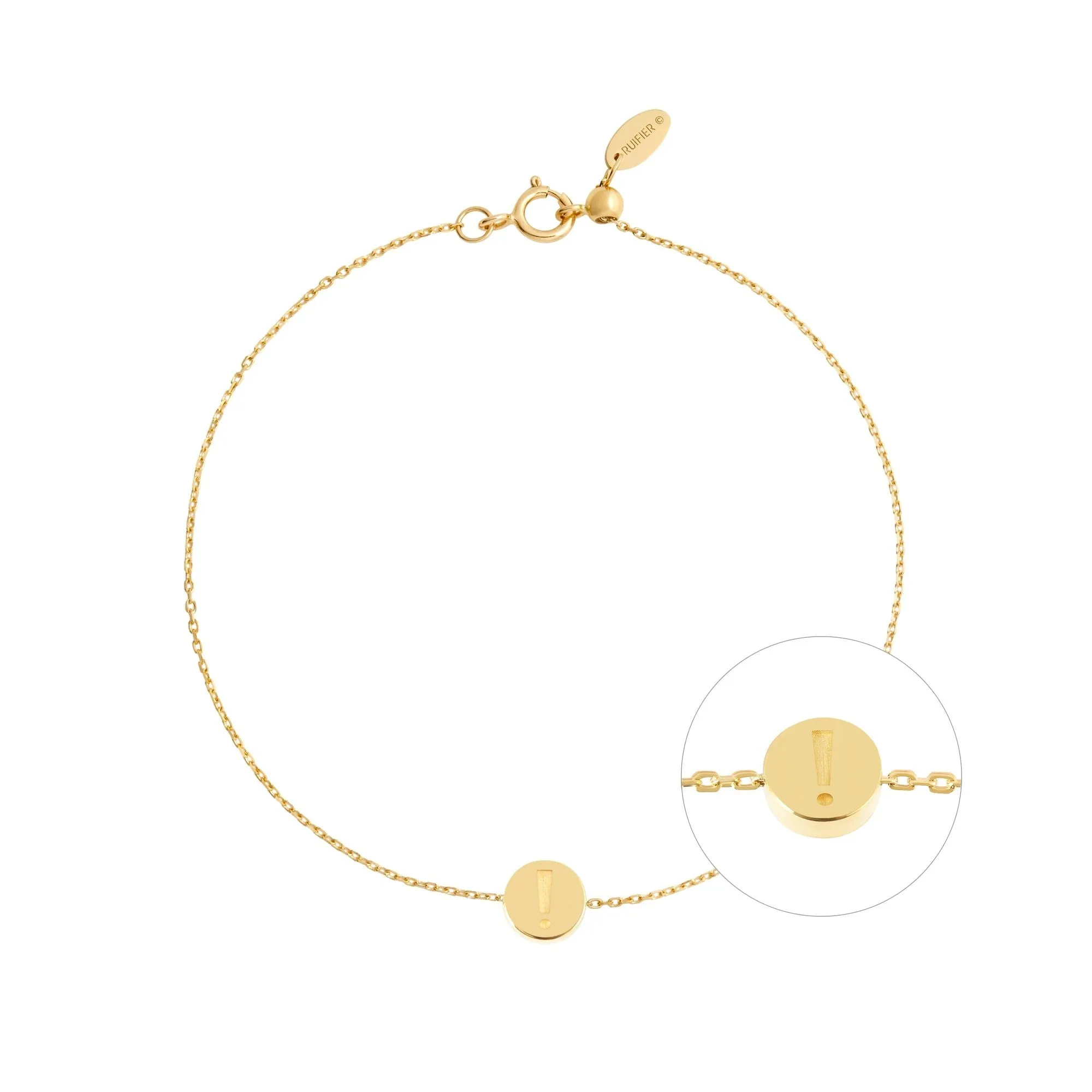 Modern Words Fine Surprise 18K Gold Bracelet