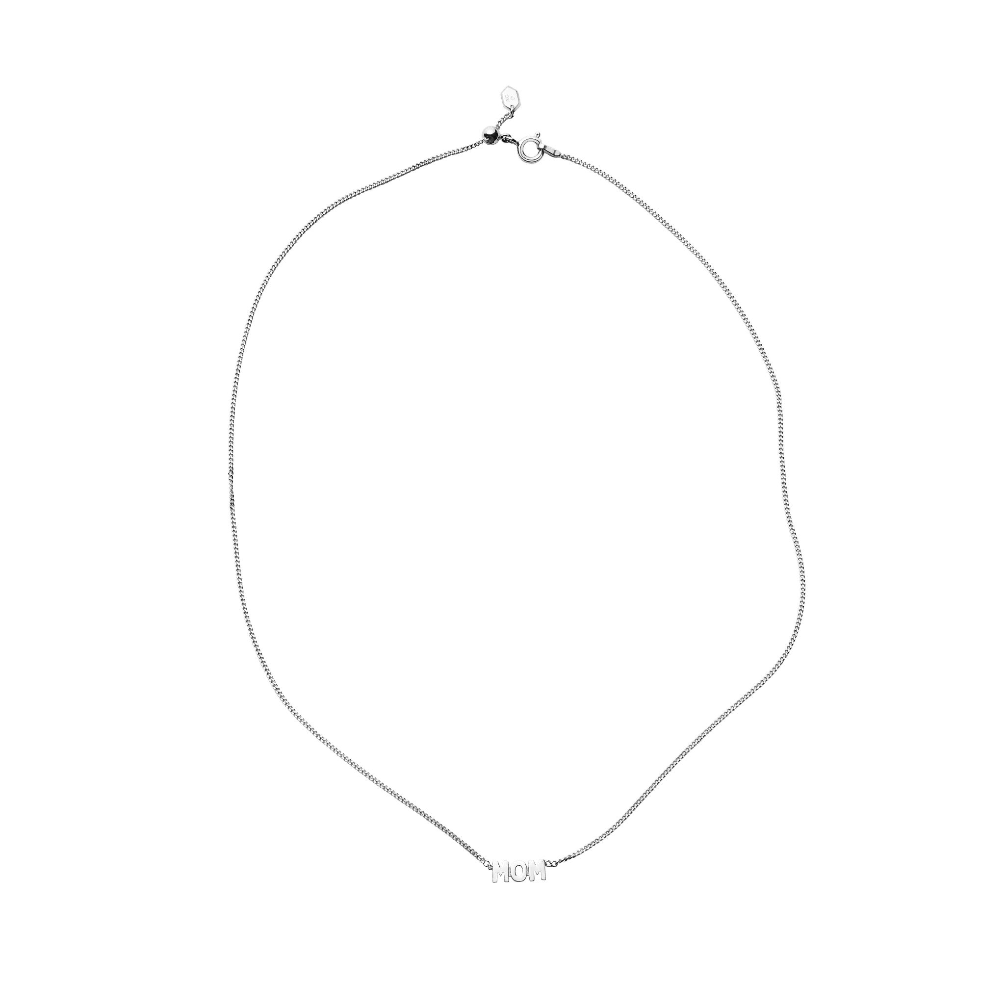 Mom Silver Necklace