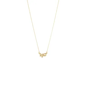 Moonlight Grapes 18K Gold Necklace w. Diamond