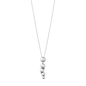 Moonlight Grapes small hanging pendant Silver Necklace