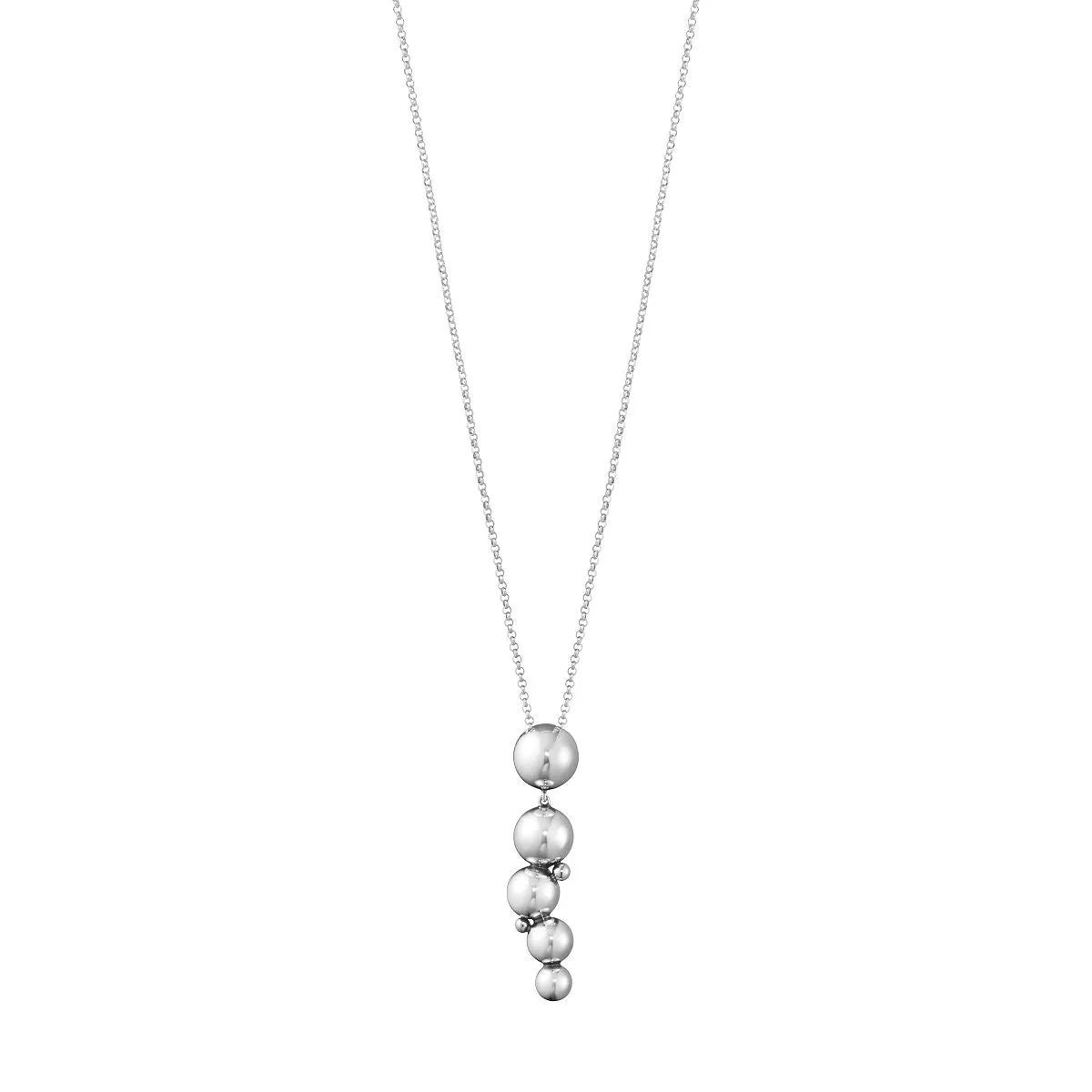 Moonlight Grapes small hanging pendant Silver Necklace