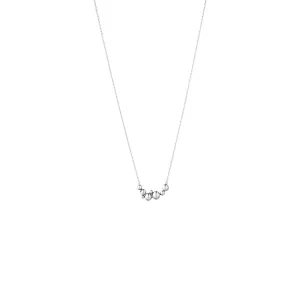 Moonlight Grapes Thin Silver Necklace