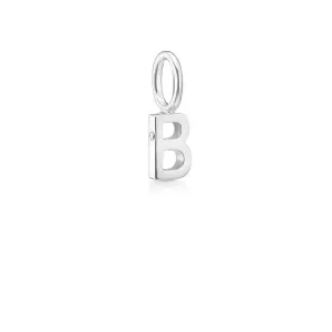 My B 18K Whitegold Pendant w. Diamond