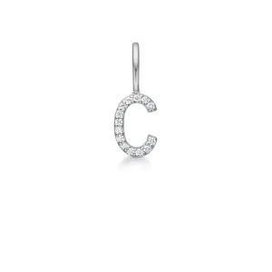 My C 18K Whitegold Pendant w. Diamonds