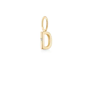My D 18K Gold Pendant w. Diamond