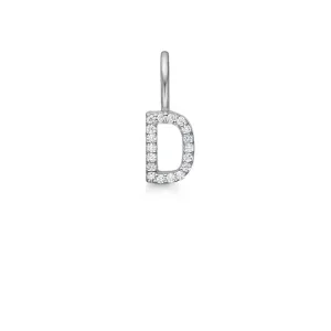 My D 18K Whitegold Pendant w. Diamonds