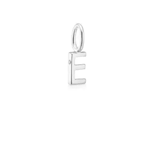 My E 18K Whitegold Pendant w. Diamond