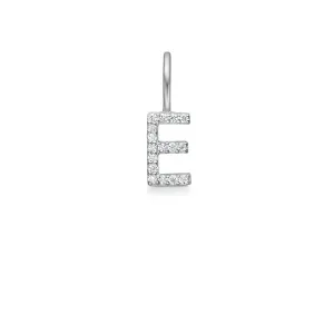 My E 18K Whitegold Pendant w. Diamonds