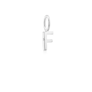 My F 18K Whitegold Pendant w. Diamond