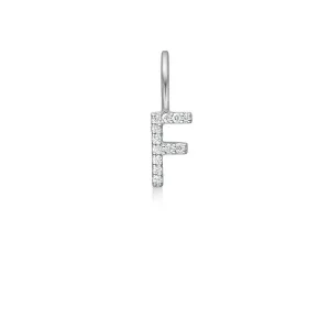 My F 18K Whitegold Pendant w. Diamonds