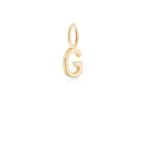 My G 18K Gold Pendant w. Diamond