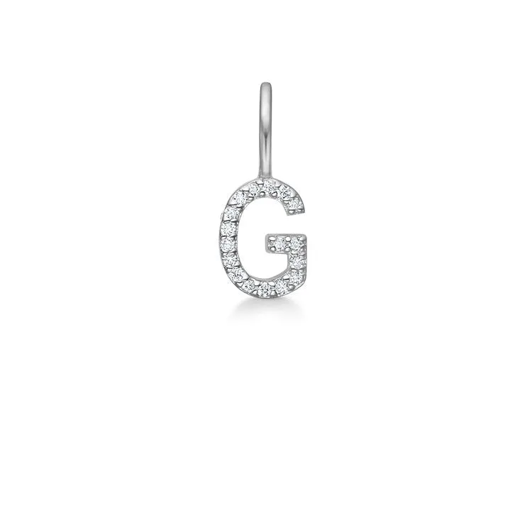My G 18K Whitegold Pendant w. Diamonds