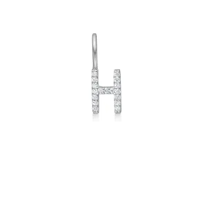 My H 18K Whitegold Pendant w. Diamonds