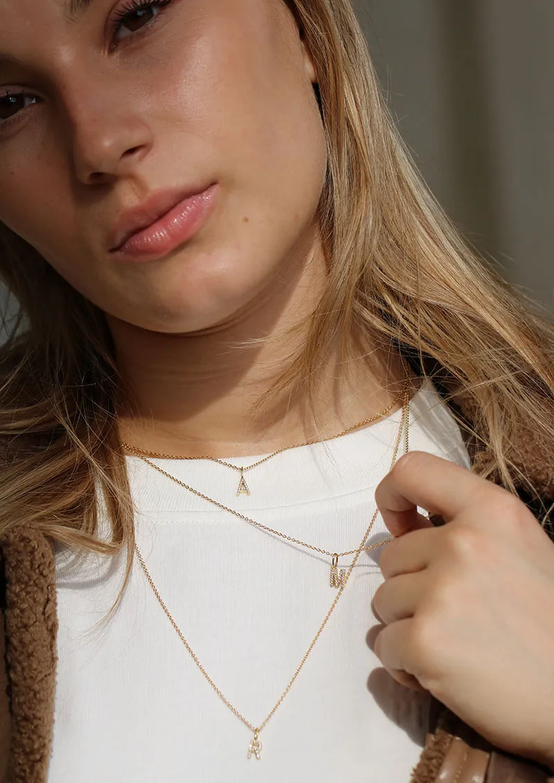 My H 18K Whitegold Pendant w. Diamonds