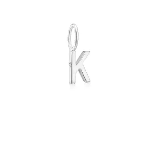 My K 18K Whitegold Pendant w. Diamond