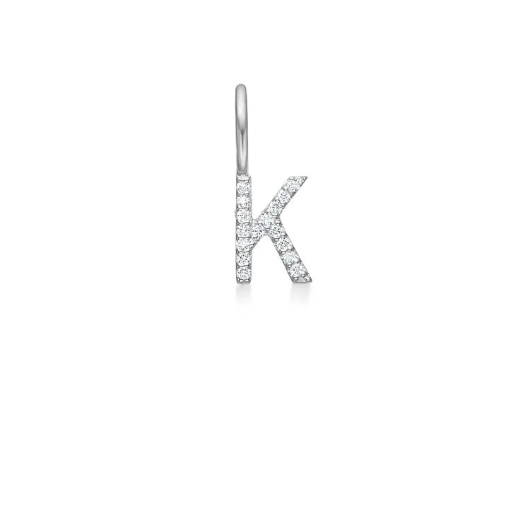 My K 18K Whitegold Pendant w. Diamonds