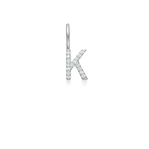 My K 18K Whitegold Pendant w. Diamonds