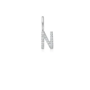 My N 18K Whitegold Pendant w. Diamonds