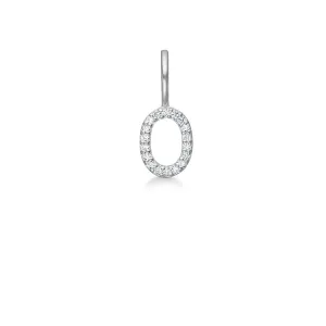 My O 18K Whitegold Pendant w. Diamonds